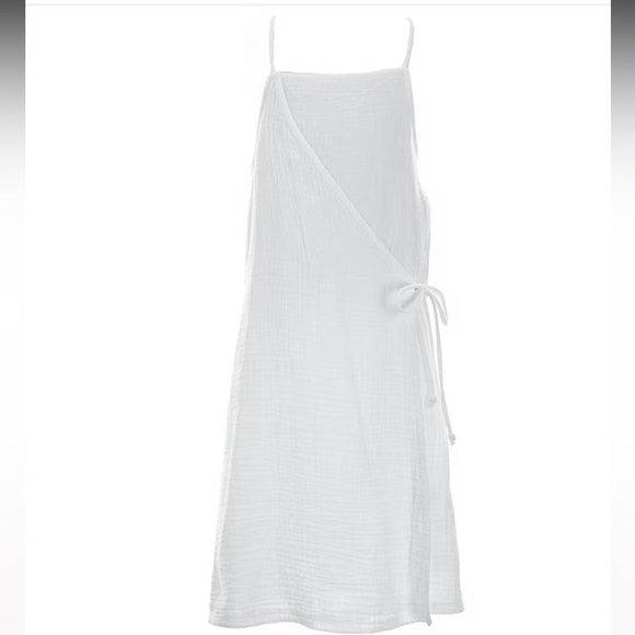 NWT Copper Key
Big Girls 7-16 Spaghetti-Strap Gauze Faux-Wrap Dress - Picture 1 of 11